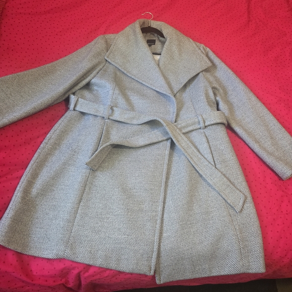 Reitmans Light Gray Trench Coat - Picture 1 of 5